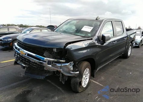 2021 Chevrolet Silverado 1500 4Wd Short Bed Lt z USA, uszkodzony, nr VIN 1GCUYDEDXMZ241627